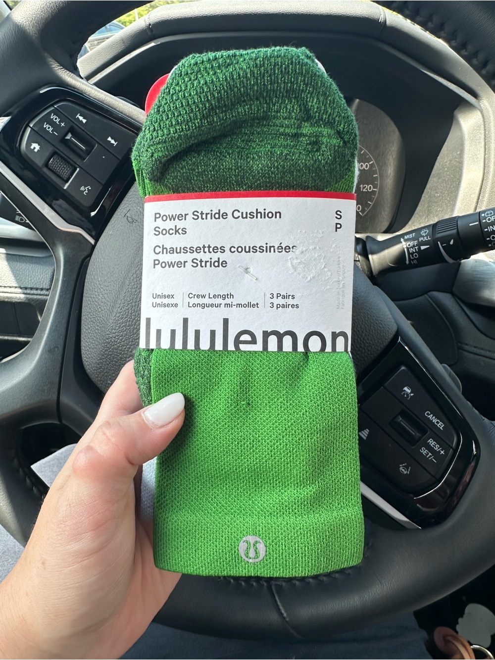 Lululemon Power Stride Cushion Socks